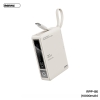 Pin dự phòng sạc siêu nhanh Remax RPP-86 10000mAh chuyên cho iphone 15 chuẩn PD 30W QC 22.5W - cổng và cáp typeC in/out (2 màu)