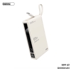 Pin dự phòng sạc laptop Remax RPP-87 20000mAh siêu nhanh PD 65W QC 22.5W - tích hợp cáp in/out (2 màu)