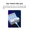 Box sạc nhanh và tự ngắt cho pin 1.2V Ni-MH Beston C9007 2 pin / C9009 4 pin / C9010 8 pin (Trắng)