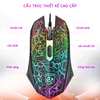 Chuột có dây Gaming 6D Deiog DY-A1 DPI 2400, Led sấm sét cực đẹp