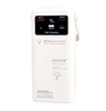Pin sạc dự phòng PHANTOM P42 30.000mAh hỗ trợ QC 3.0 22.5W và TypeC PD 20W, Kèm 4 cáp sạc, Đèn led siêu sáng