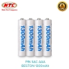 Combo 4 pin sạc AAA Beston 1300mah - kèm hộp nhựa đựng pin (Trắng)