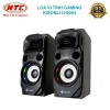 Loa vi tính 2.0 Kisonli U-9004 LED RGB thiết kế gaming hầm hố (Đen)