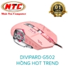 Chuột game 6D DIVIPARD G502 DPI 3200 - dây bọc dù (3 màu)