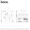 Tai nghe nhét tai Hoco M101 Max cổng 3.5 (Trắng)