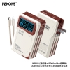 Sạc dự phòng kiêm bộ sạc tường 45W Wekome WP-88 15000mAh sạc siêu nhanh PD 45W QC 22.5W chân cắm 220V - LCD báo dòng sạc (2 màu)