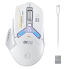 Chuột không dây pin sạc INPHIC IN9 bluetooth kiêm wireless led báo pin - Gaming DPI khủng 10000 Polling rate 1000 Hz (2 màu)