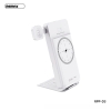 Pin dự phòng 5-in-1 Remax RPP-D3 10000mAh, Sạc không dây 15W, 2 cổng USB output 22.5W, kiêm giá đỡ điện thoại