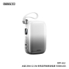 Pin dự phòng siêu gọn Remax RPP-652 10000mAh tích hợp 2 cáp sạc nhanh QC 22.5W và PD 20W - cổng typeC hỗ trợ in/out (4 màu tuỳ chọn)