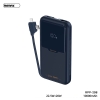 Pin dự phòng kiêm sạc tường Remax RPP-298 10000mah tích hợp cáp sạc nhanh 2 đầu QC 22.5W PD 20W - chân cắm nguồn 220v (2 màu)
