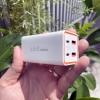 Cốc sạc 4 cổng siêu nhanh Remax RP-U39 Gan Charger hỗ trợ PD 65W và QC 36W - sạc cho cả laptop (trắng)