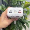 Pin dự phòng sạc nhanh Remax RPP-550 Suji Series 30000mAh tích hợp 2 cáp sạc và đèn pin chiếu sáng - hỗ trợ QC 22.5W và PD 20W (MÀU NGẪU NHIÊN)