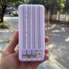 Pin dự phòng nhỏ gọn PHANTOM P12 có đèn pin 20000mAh tích hợp 4 cáp sạc (4 màu)