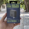 Cốc sạc siêu nhanh 3 cổng 65W REMAX RP-U10 GaN thiết kế trong suốt sạc cả laptop - hỗ trợ typeC 65W và USB 22.5W (xám)