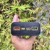 Pin dự phòng sạc nhanh iphone 15 PHANTOM P31 20000mAh tích hợp 3 cổng 3 cáp sạc - hỗ trợ QC 22.5 và PD 20W (trắng, đen)