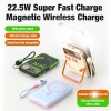 Pin sạc dự phòng không dây PHANTOM P50 10000mAh Wireless 15W, TypeC / LN PD 22.5W, Tích hợp 2 cáp, Có giá đỡ, Tản nhiệt