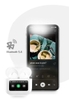 Tai nghe Bluetooth TWS PHANTOM T5 V5.4, pin 5H, chống ồn ANC, màn hình LCD điều khiển (Trắng)