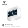 Tai nghe Bluetooth TWS PHANTOM T5 V5.4, pin 5H, chống ồn ANC, màn hình LCD điều khiển (Trắng)