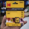 Thẻ nhớ microSDXC Kodak 64GB EKMSDM64GHC10K UHS-I U1 V10 hỗ trợ ghi hình FullHD - kèm adapter SD (vàng)