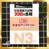 [FREESHIP] 20 nichi de gokaku N3 Bunpouryoku Appu Doriru