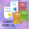 Combo OSHO 5q YÊU-HIỂU-CẢM XÚC-TỪ BI-TRƯỞNG THÀNH