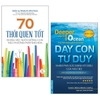 Combo Dạy Con Tư Duy + 70 Thói Quen Tốt Trong Việc Dưỡng Con Theo Phương Pháp Shichida (Bộ 2 Cuốn)