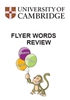 Bộ Tập viết Cambridge Starter, Movers, Flyers Words Review 3 quyển