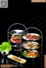 Kệ inox 304 - buffe - phong cách hàn quốc-  DCB10032