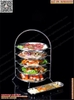 Kệ inox 304 - buffe - phong cách hàn quốc-  DCB10032