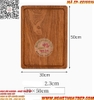 Khay gỗ đựng món ăn KG10016