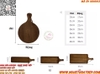 Khay gỗ đựng món ăn KG10013