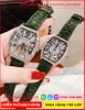 dong-ho-cap-doi-davena-automatic-mat-oval-full-da-swarovski-day-da-xanh-la-timesstore-vn