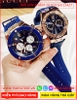 dong-ho-cap-doi-guess-mat-tron-rose-gold-day-silicone-xanh-duong-timesstore-vn