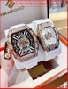 dong-ho-cap-doi-hanboro-automatic-dinh-da-rose-gold-silicone-trang-timesstore-vn
