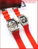 dong-ho-cap-doi-hanboro-automatic-mat-oval-dinh-da-day-silicone-do-timesstore-vn