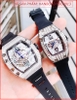 dong-ho-cap-doi-hanboro-automatic-mat-oval-dinh-da-day-silicone-timesstore-vn