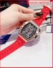 dong-ho-cap-doi-hanboro-automatic-mat-oval-rose-gold-day-silicone-do-timesstore-vn