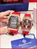 dong-ho-cap-doi-hanboro-automatic-mat-oval-rose-gold-day-silicone-do-timesstore-vn