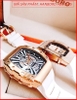 dong-ho-cap-doi-hanboro-automatic-mat-oval-rose-gold-day-silicone-trang-timesstore-vn