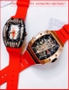 dong-ho-cap-doi-hanboro-automatic-mat-rose-gold-lo-may-day-silicone-do-timesstore-vn