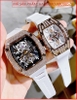 dong-ho-cap-doi-hanboro-dinh-da-rose-gold-day-silicone-trang-timesstore-vn