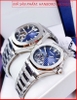 dong-ho-cap-doi-hanboro-tua-patek-philippe-mat-xanh-day-kim-loai-timesstore-vn