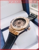 dong-ho-cap-doi-huboler-auotomatic-mat-hoa-tiet-vu-tru-rose-gold-day-silicone-timesstore-vn