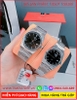 Đồng Hồ Cặp Đôi Tissot PRX Mặt Tròn Đen Dây Kim Loại (34mm-40mm)