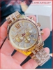 Đồng hồ Michael Kors Nam Full Đá Swarovski Vàng Gold Luxury (44mm)