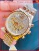Đồng hồ Michael Kors Nam Full Đá Swarovski Vàng Gold Luxury (44mm)