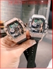 dong-ho-nam-hanboro-automatic-hoa-tiet-gau-truc-dinh-da-day-sillicone-timesstore-vn