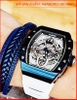 dong-ho-nam-hanboro-automatic-mat-full-den-day-silicone-trang-timesstore-vn