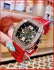 dong-ho-nam-hanboro-automatic-mat-oval-da-rose-gold-lo-co-day-silicone-do-timesstore-vn