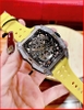 dong-ho-nam-hanboro-automatic-mat-oval-lo-may-day-sillicone-vang-timesstore-vn